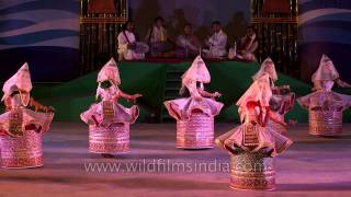 Radha and gopis in Basanta Raas dance at Sangai Festival13 [upl. by Mathilda876]