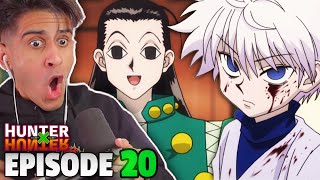 ILLUMI REVEALED  KILLUA FAILS THE HUNTER EXA  Hunter x Hunter Episode 20 Reaction [upl. by Arrakat]