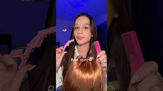 BEST ASMR HAIR💇‍♀️😍 relax tingles asmrtriggers asmrvideo tingly hairplay asmrhairplay [upl. by Anoirtac]