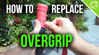 How To Change Overgrip on Tennis Racket Like a Pro [upl. by Oalsinatse458]