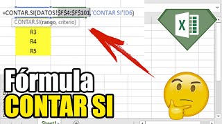 FORMULA  ContarSi PASO A PASO en Excel 2020📈 [upl. by Yrallam]