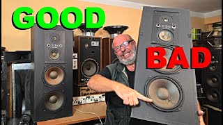 GOOD vs DAMAGED SPEAKER TESLA ARN 6608  SOUND COMPARISON  RS 534 Speaker Box [upl. by Nyrrek]