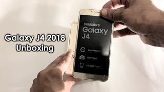 Samsung Galaxy J4 2018 Unboxing First Look amp Setup [upl. by Maxy]