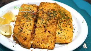 Oven Roasted Fish  Crispy Oven Baked Salmon Fish Recipe [upl. by Moule536]