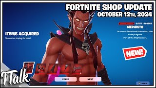 NEW MEPHISTO SKIN Fortnite Item Shop October 12th 2024 Fortnite Chapter 5 [upl. by Oilime]