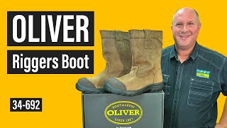 Oliver Riggers Safety Boot 34692 SafetyQuip Australia [upl. by Anilam70]