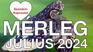 ♎️Mérleg Július 2024 ❤️Tökéletes társ ❤️Szerelem Kapcsolat Tarot Jóslás [upl. by Yanat237]