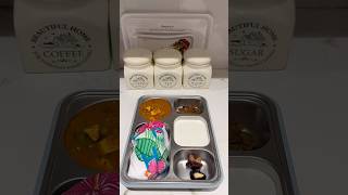 Lunch Box Idea  desilunchthali lunchboxideas youtubeshorts food asmr trending like share [upl. by Halfon]