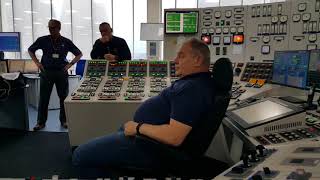 Cottam Power Station  Ian operating Neil control room engineer Andy inside assistant [upl. by Tol]