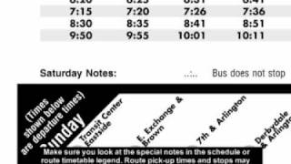 How to Read METRO Bus Schedules [upl. by Iaht965]