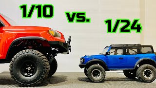 110 vs 124 Scale RC Crawlers Which One’s Better [upl. by Jaco497]