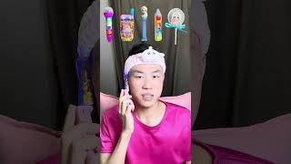 🍜🍧🍭ASMRPinkthemed Mukbang  Perfect for Sleepimmersive asmr asmrsounds [upl. by Nnasus]