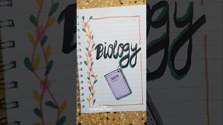 DIY Beautiful Front Page 💝 shorts frontpage assignment art drawing diy frontpagedecoration [upl. by Steady454]