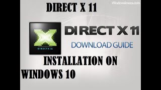 DIRECT X 11 INSTALLATION IN WINDOWS 10 FULL TUTORIAL [upl. by Sydalg49]