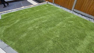 How to install artificial grass [upl. by Esenaj120]