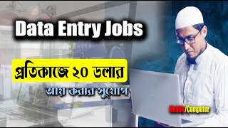 data entry jobs work from home প্রতি কাজে 20 ডলার আয় করার সুযোগ। Freelancer Milan [upl. by Atneuqal381]