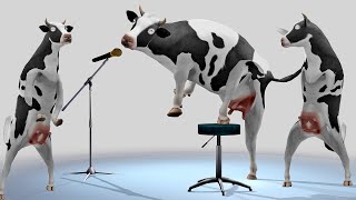 Funny Cow Dance 1  Cow Song 2022  Cow Sounds  Animals Hip Hop Dance Official Cow Dance Video [upl. by Kosiur]