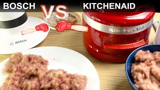 KitchenAid 7Cup 17 L Food Processor Red Unboxing amp Test vs Bosch Chopper EXTREME ASMR [upl. by Lattimer]