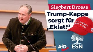 TrumpKappe sorgt für „Eklat“ – Siegbert Droese AfD [upl. by Goldman]