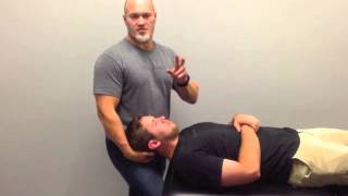 Cervical Downslope Manipulation Evolution Sports Physiotherapy [upl. by Eked169]