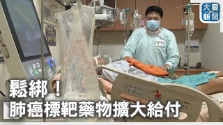 鬆綁！肺癌標靶藥物擴大給付｜大愛新聞 DaaiWorldNews [upl. by Orimlede805]