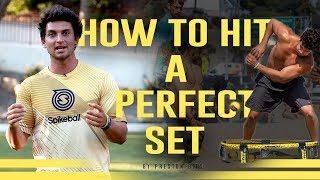 HOW TO ROUNDNET Over the Net Hitting [upl. by Adidnac]