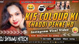 KIS COLOUR KI CHADDI PEHNE HOdj Instagram Viral video DJ hot Dholaki Mein Mix song Shyamu music [upl. by Llenhoj]