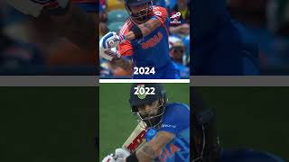 Iconic then iconic now from Virat Kohli 🙌 cricket cricketshorts ytshorts t20worldcup [upl. by Elberfeld]