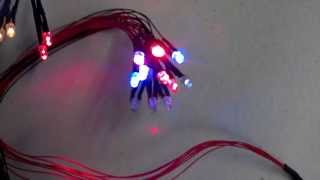 22 LED Flashing amp Steady PreWired LED Kit for Custom Diecast Police Models [upl. by Lseil771]