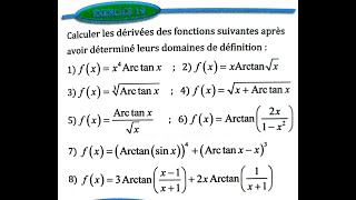 dérivation et étude des fonctions 2 bac SM Ex 19 et 20 page 149 Almoufid [upl. by Corry]