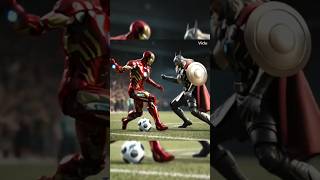 Ironman Vs Thor football match  ai ironman aiartwork thor aigenerated marvel football [upl. by Ati368]