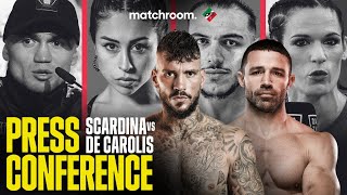 Daniele Scardina vs Giovanni De Carolis plus undercard Press Conference [upl. by Imray]