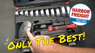 Harbor Freight Professional Bearing and Seal Driver ICON Full Tool Review NTDT [upl. by Nerraf]