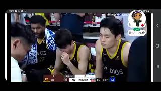 Jegs is monitoring KBL live 4q scores Mobis Miguel Oczon v Changwon lg sakers carl tamayo  kogas [upl. by Etteniotna]