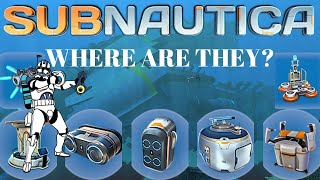 Subnautica  How To Find ModStation Charger Vehicle Bay Scanner Room etc [upl. by Eirhtug]