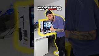 Wenn beim Zocken dein Gaming Pc KAPUTT geht 😭 Wahre Geschichte 😭 LeyiiiN shorts [upl. by Hope251]