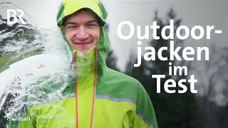 Schutz vor Wind und Regen Outdoorjacken im Test  Gut zu wissen  BR  Test [upl. by Melba]