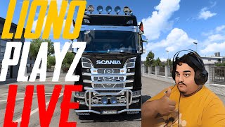 🔴WALK IN THE JUNGLE WITH LIONO IS LIVE ETS 2 NOOB VS PROSSS [upl. by Ikcin]