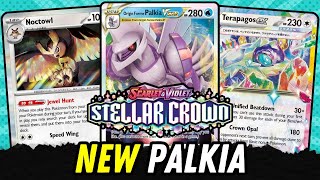 Stellar Crown Palkia VSTAR Terapagos ex Early Deck Profile  Pokemon TCG [upl. by Bolten]