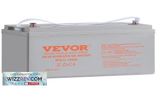 VEVOR Deep Cycle Battery 12V 100 AH AGM Marine Rechargeable Battery High Review [upl. by Eillen]