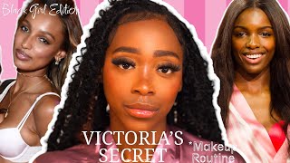 Victoria secret angel makeup tutorial  Black Girl Friendly [upl. by Namie]