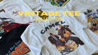 VINTAGE TEE COLLECTION  Rare 80s Harley Davidson Band Tees [upl. by Annette]