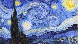 Vincent van Gogh The Starry Night  TV WALLPAPER PAINTING 4K amp 8K SCREEN SAVER [upl. by Aerua]