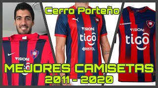 TOP MEJORES CAMISETAS DEL CLUB CERRO PORTEÑO🔴🔵😍😍 DE LA ULTIMA DECADA 20112020😱🔥 [upl. by Lleumas229]