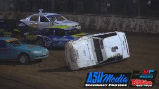 Street Stocks Brandon Hough Rollover  Kingaroy Speedway [upl. by Eelrihs]