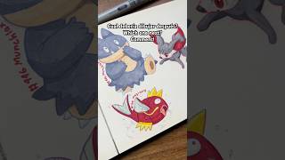 Magikarp from your comments alcoholmarkers pokemon pokemonchallenge art [upl. by Gurney852]