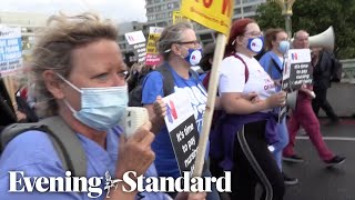 UK nurses set to strike in first ever national action [upl. by Aicala]