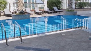 Dubai modern 2 bed hotel apartment  Staybridge Suites Financial Center 48 floor ocean views [upl. by Shimberg]