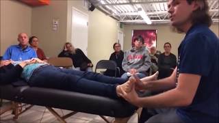 Live Reflexology Demo FSMTA [upl. by Gombach]