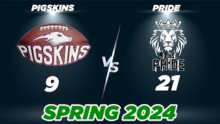 Pigskins vs SoCal Pride  Spring 24  Los Angeles  TuffMix  Week 2 [upl. by Aeslek]